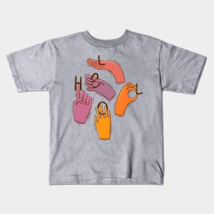 Hello Hands Kids T-Shirt